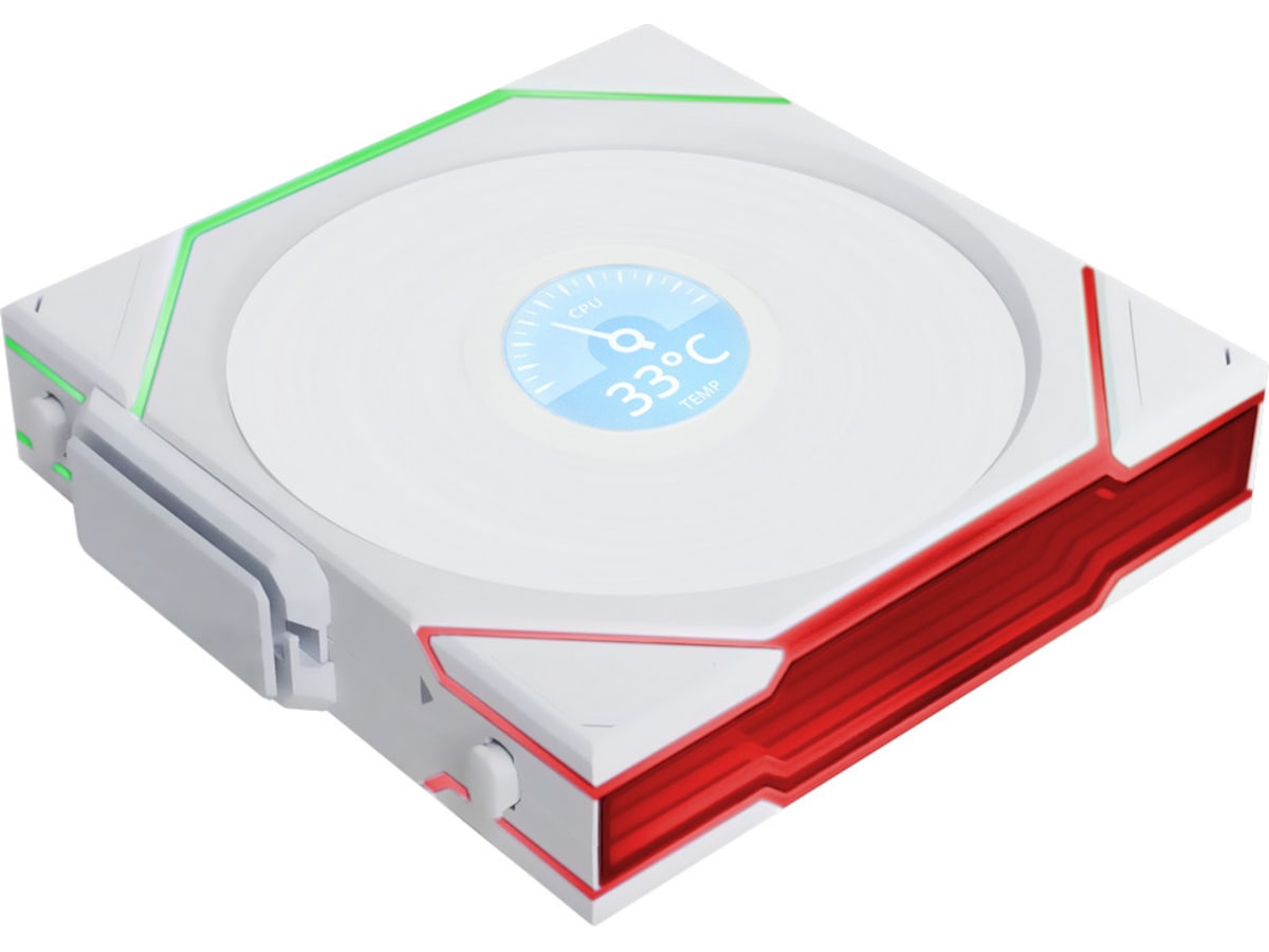 Lian Li UNI FAN TL Wireless LCD Reverse (vit) Fläkt