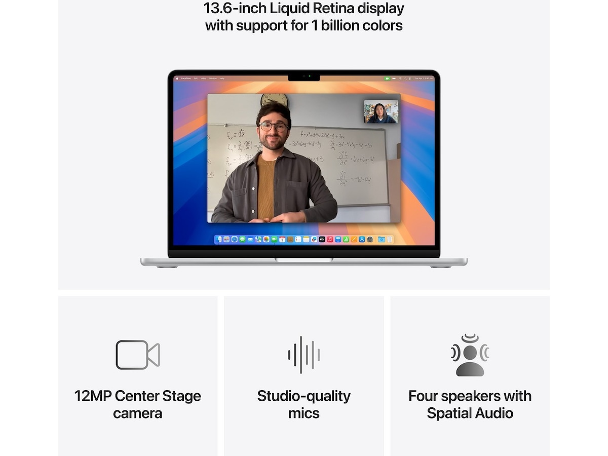 MacBook Air 13" M4 (2025) 512GB (silver) Datorer - Bärbara / laptop