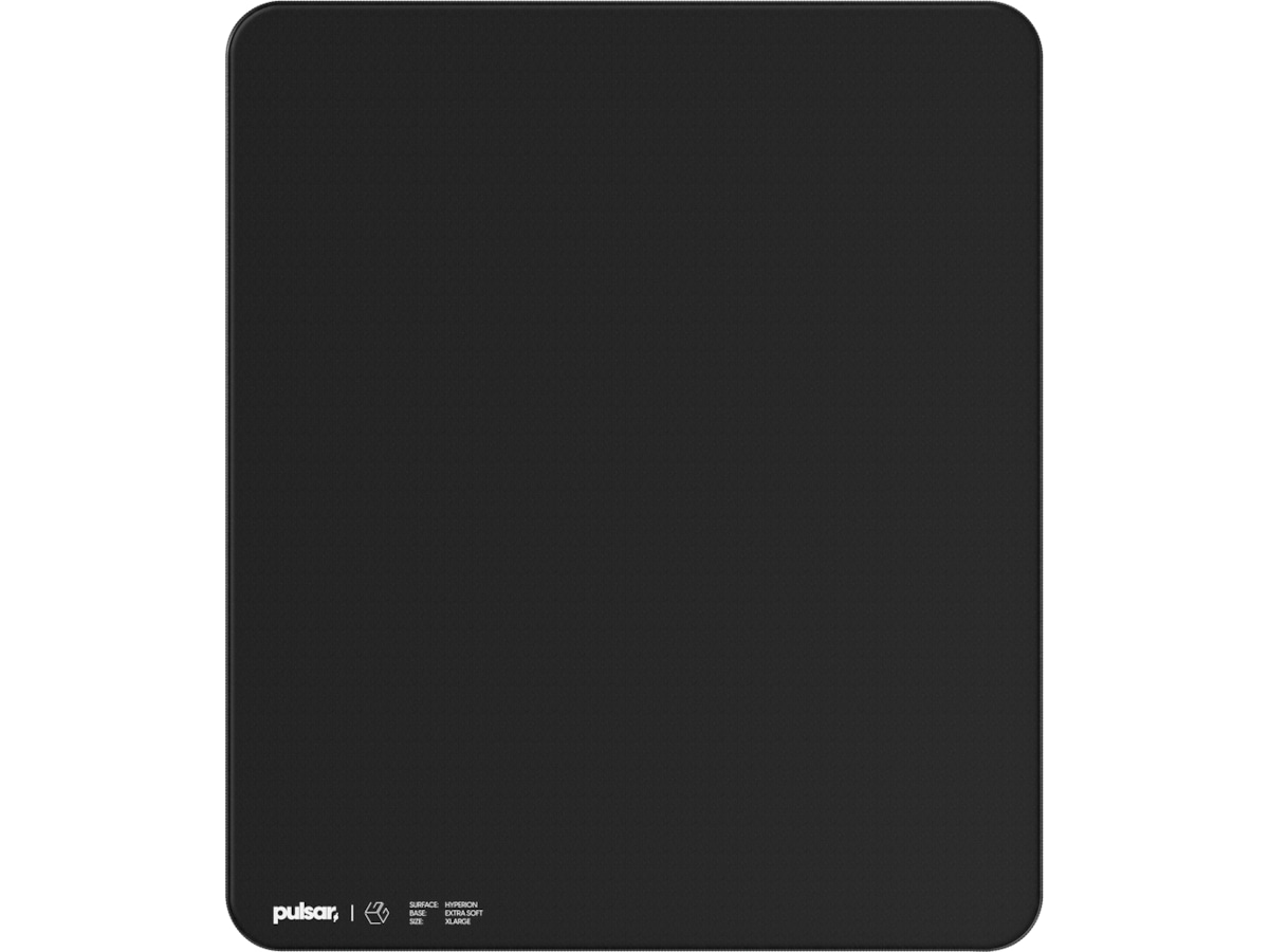 Pulsar x LGG Hyperion Musematta XSOFT XL (svart) Gamingmusmatta