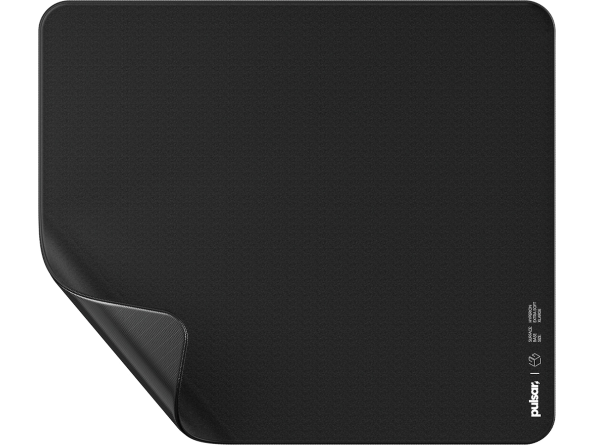 Pulsar x LGG Hyperion Musematta XSOFT XL (svart) Gamingmusmatta