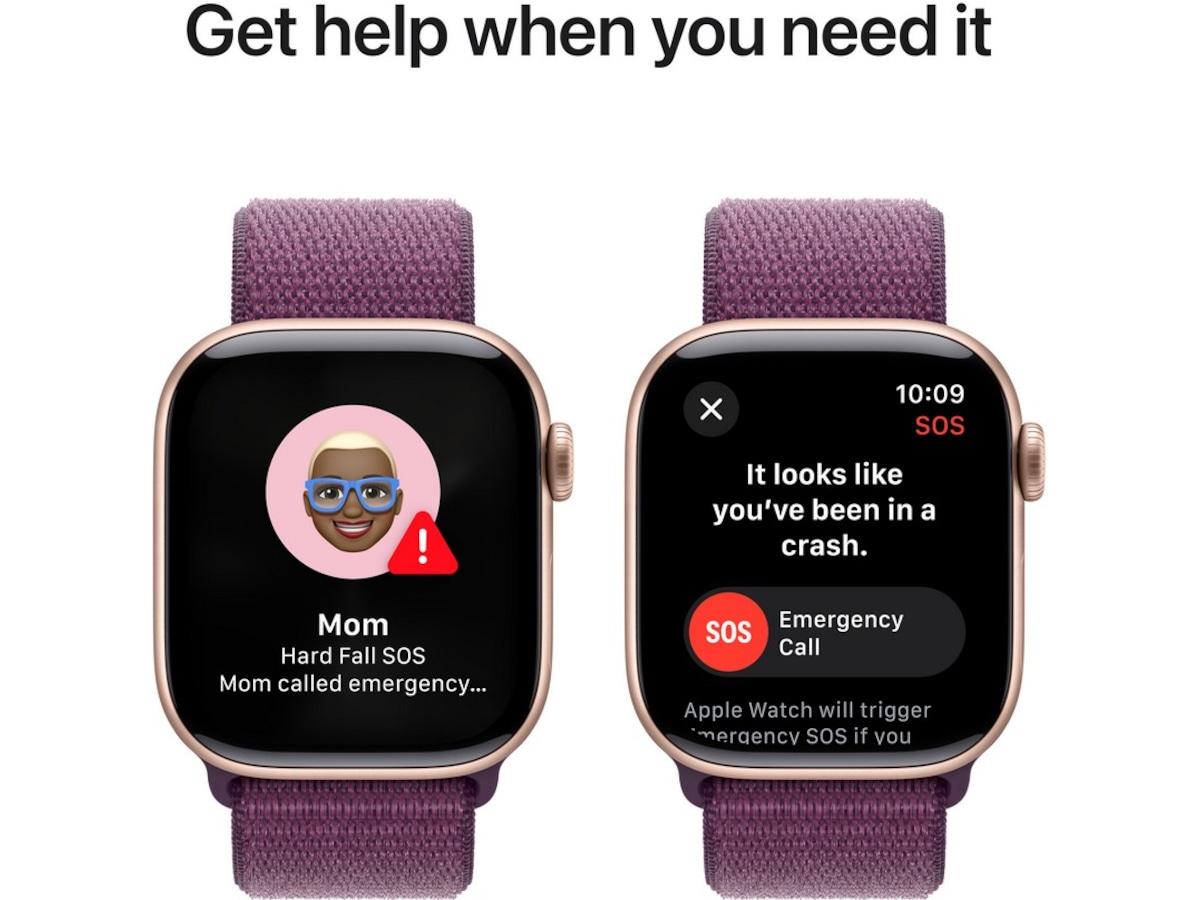 Apple Watch Series 10 GPS 42mm Aluminium (roséguld) -B-Grade Demo watches