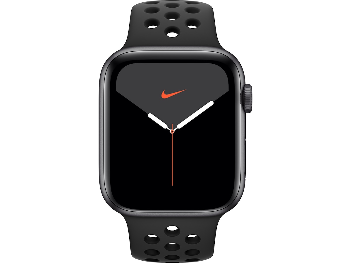 Apple Watch Series 5 (Nike) GPS 44mm grå/antrasit - Komplett.se