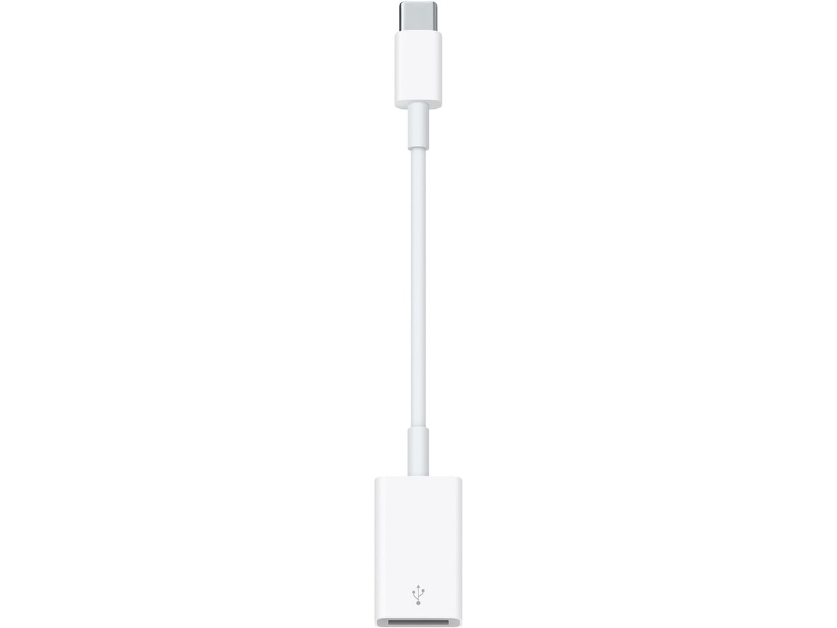 Apple USB-C till USB-A adapter (vit) Kabel adapter och övergångar