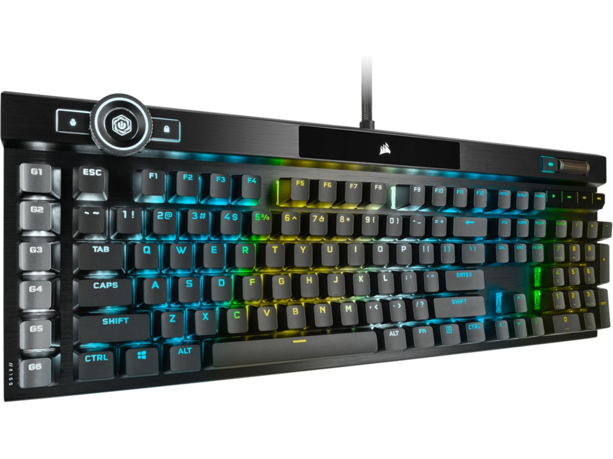 CORSAIR K100 RGB Optical-Mechanical Gaming Keyboard (mörkgrå) Gamingtangentbord