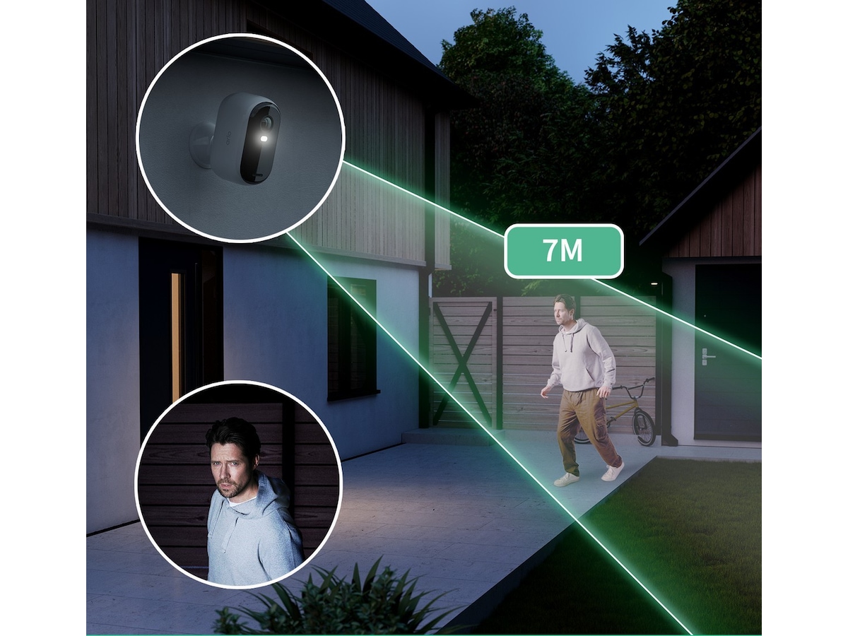 Arlo Essential 2 XL 2K Outdoor Säkerhetskamera (vit) 2pk Övervakningskamera