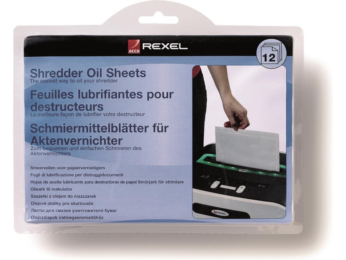 Rexel Oljepapper till dokumentförstörare Dokumentförstörare