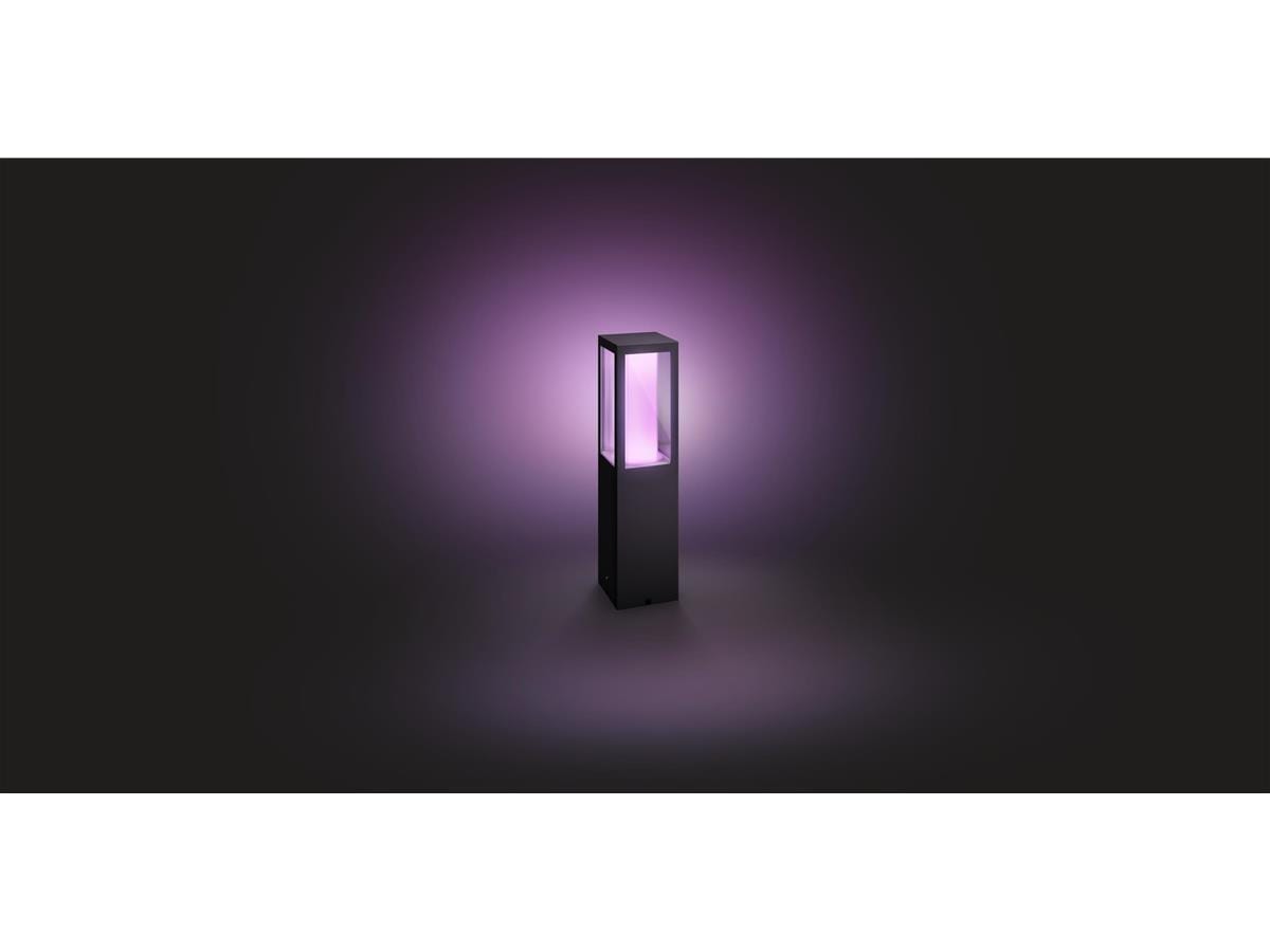 Philips Hue Impress piedestallampa för utomhusbruk (svart) Golvlampa
