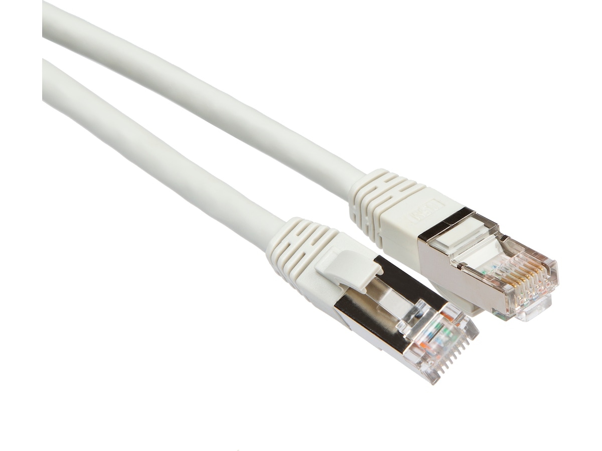 Nätverkskabel Cat6a grå 3m - Nätverkskablar - Komplett.se