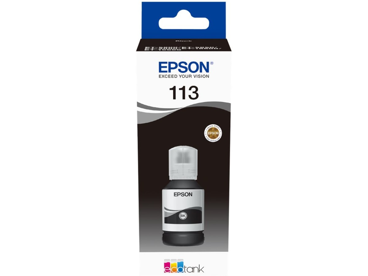 Epson Ink 113 Ecotank Svart Bläckpatron