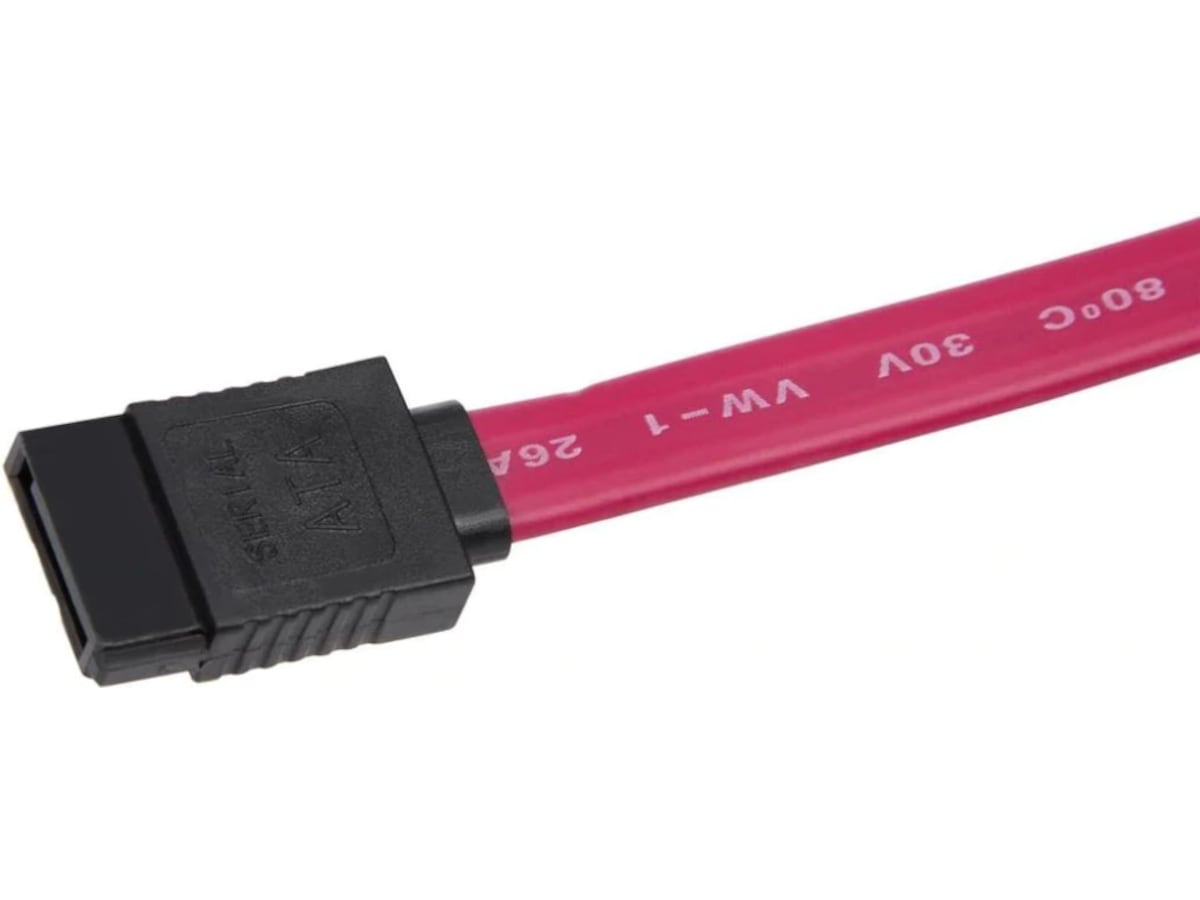 SATA 6 kabel 1m (röd) Datakablar