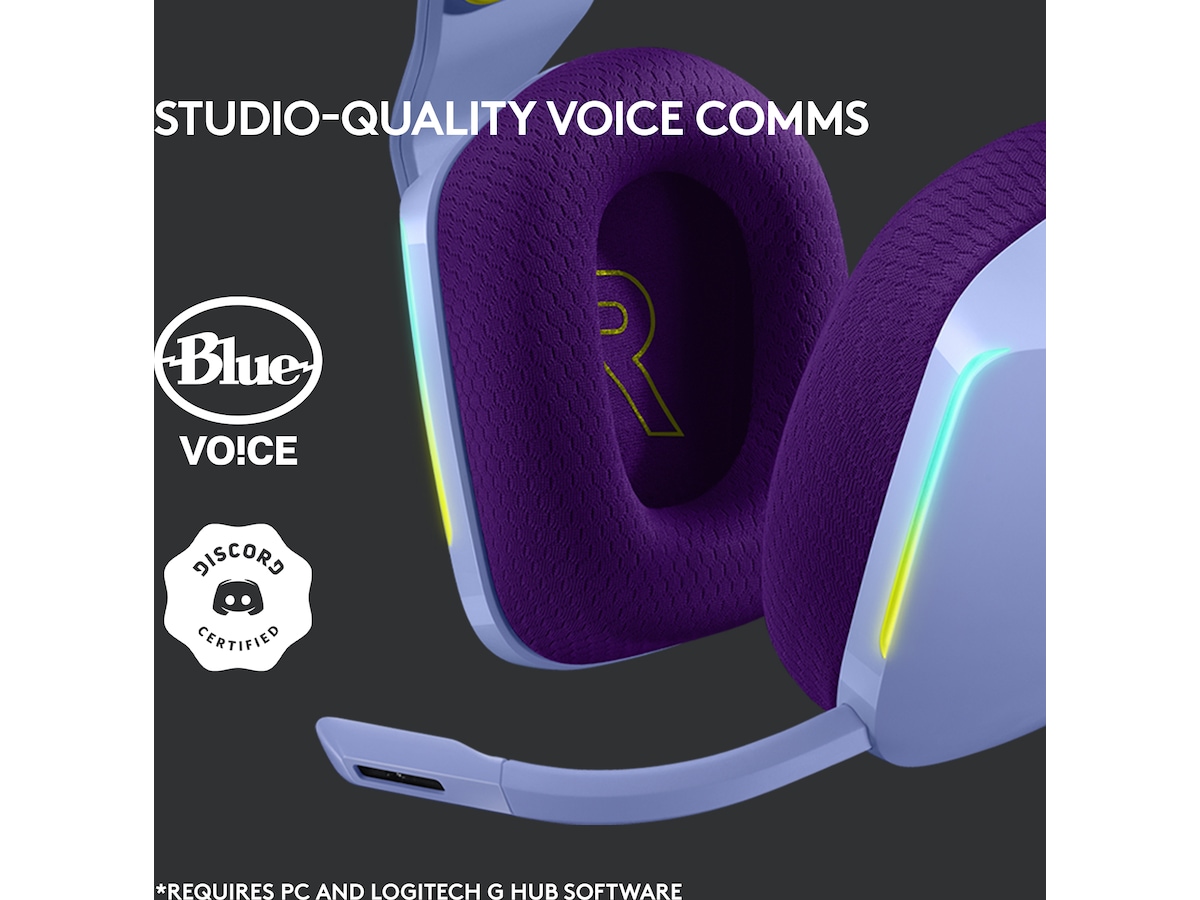 Logitech G733 LIGHTSPEED gaming headset lilac - Gaming ...
