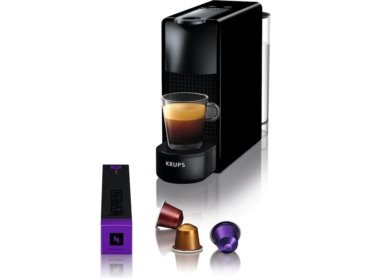 NESPRESSO Essenza Mini by Krups Kapselmaskin (svart) - Komplett.se