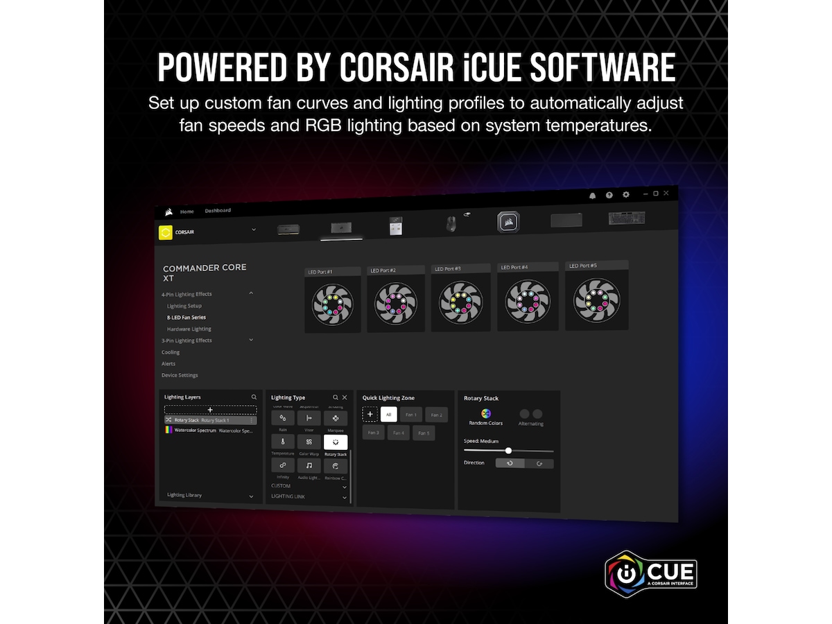 Corsair iCUE Commander Core XT Smart RGB Neon