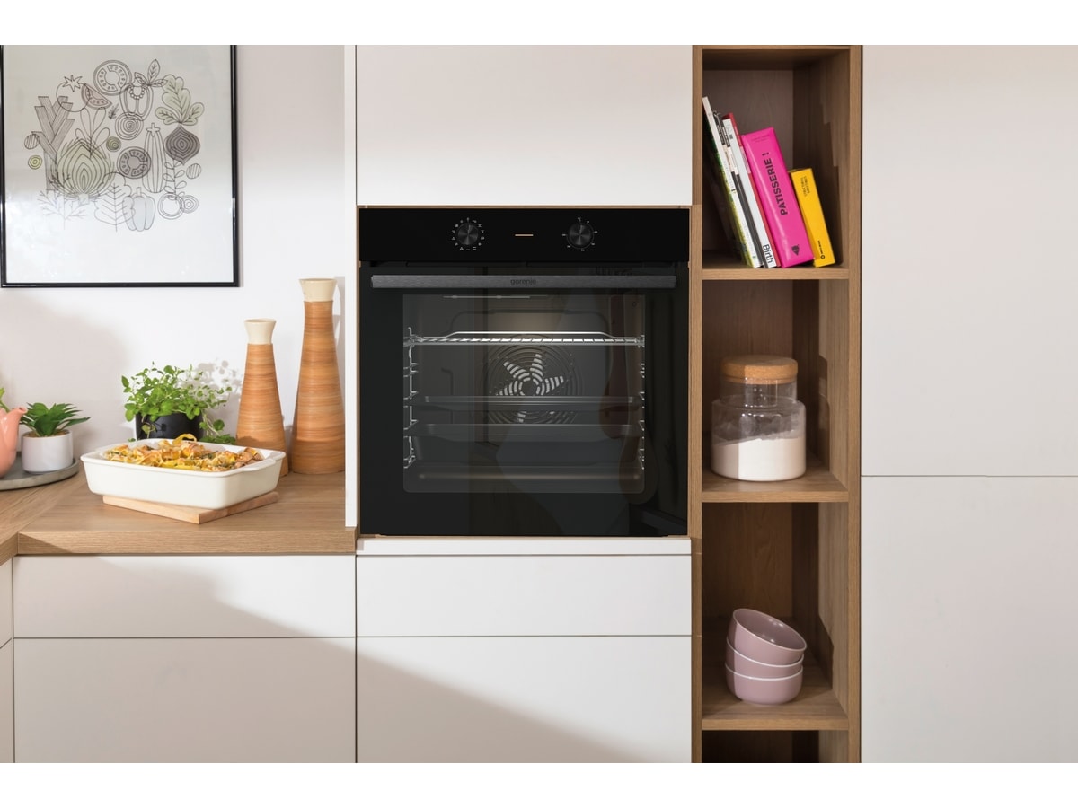 Gorenje BO6717E03BG Inbyggnadsugn (svart) Ugn