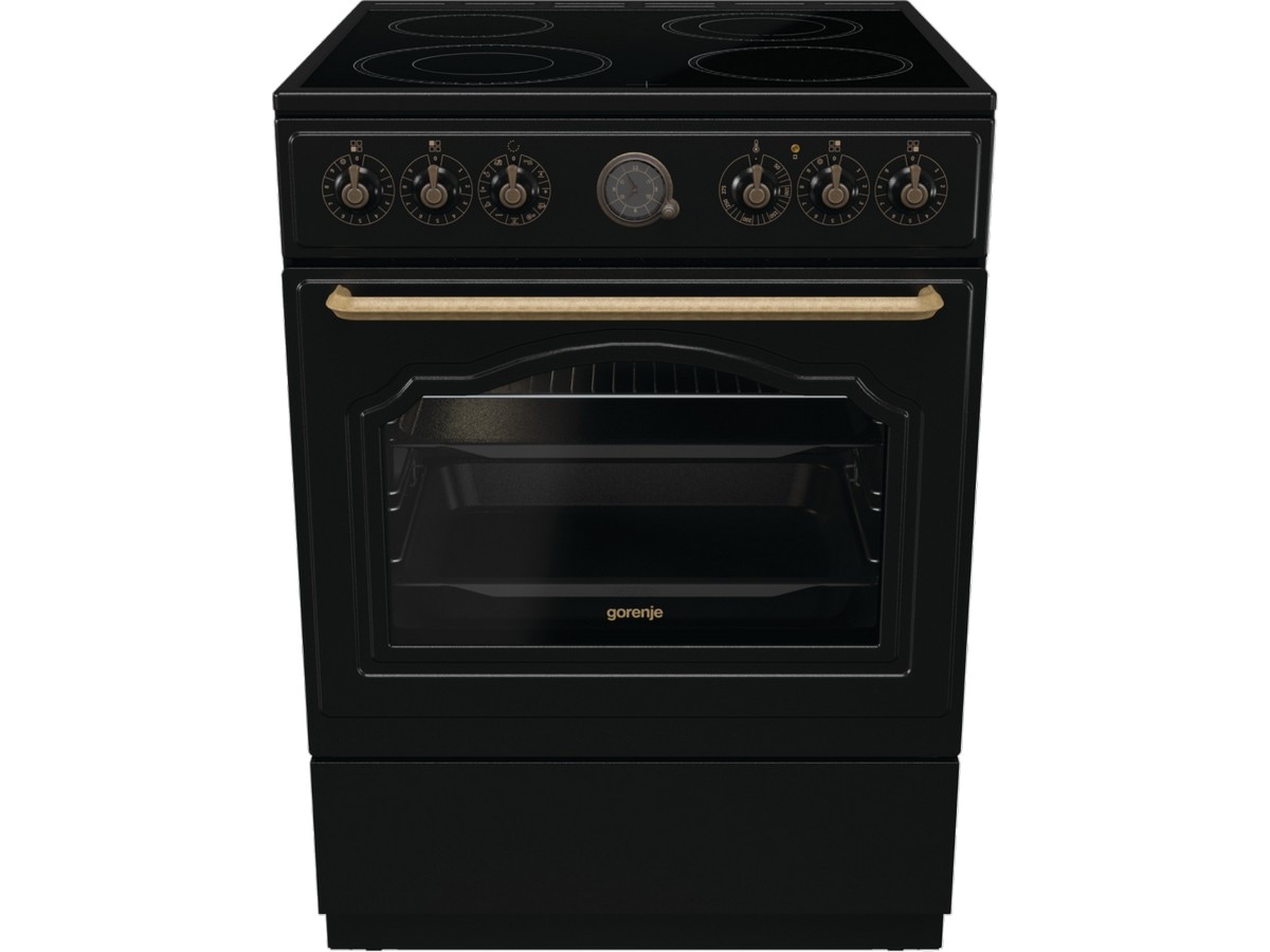 Gorenje GECS6B70CLB Glaskeramisk spis (svart) Spis