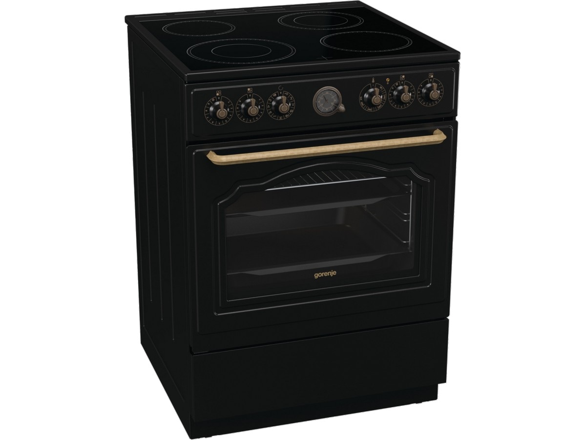 Gorenje GECS6B70CLB Glaskeramisk spis (svart) Spis