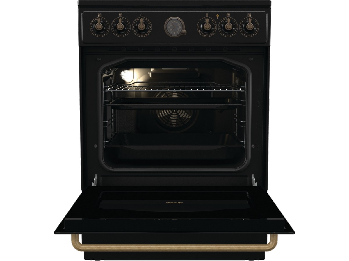 Gorenje GECS6B70CLB Glaskeramisk spis (svart) Spis