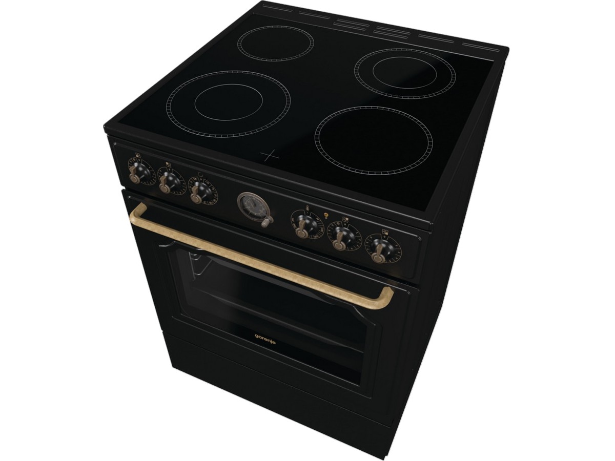 Gorenje GECS6B70CLB Glaskeramisk spis (svart) Spis