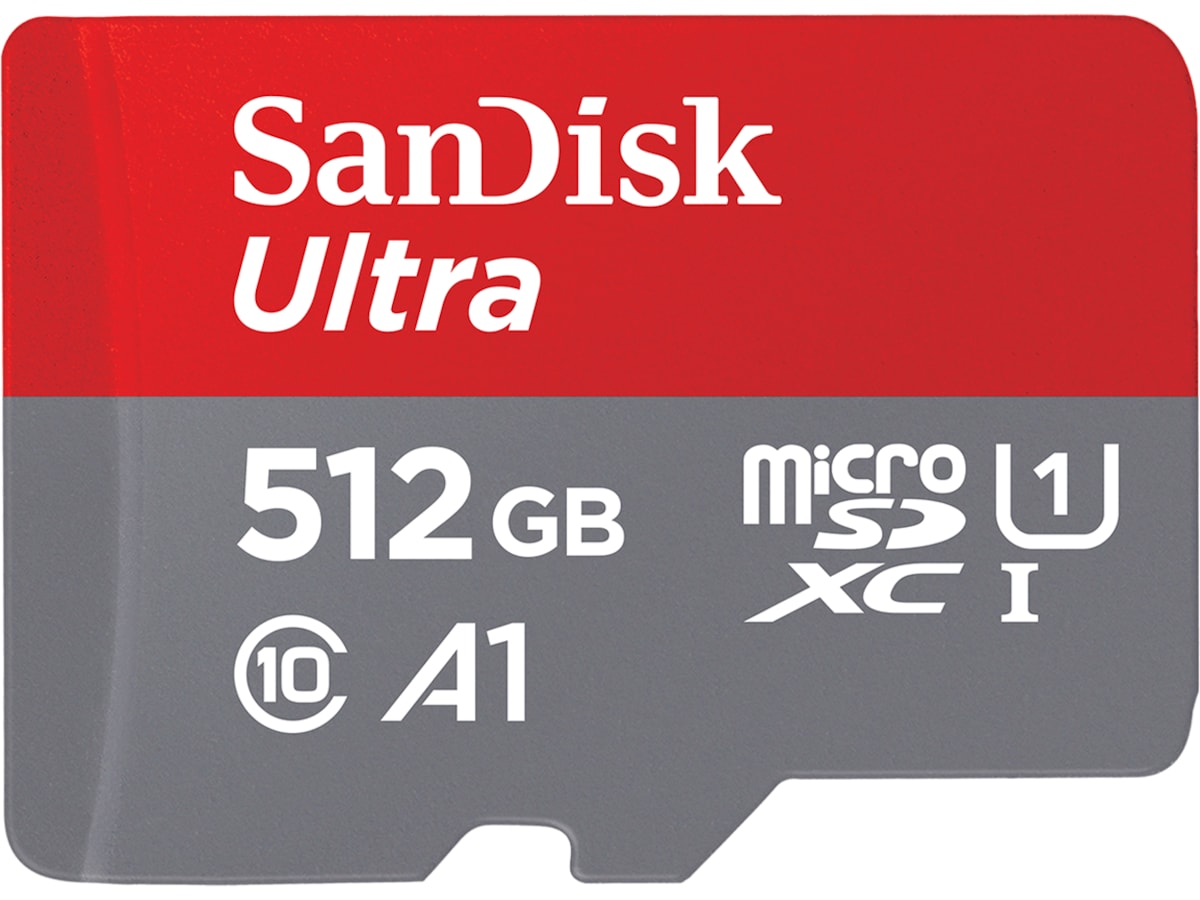 SanDisk Ultra microSDXC 512GB + SD Adapter Minneskort