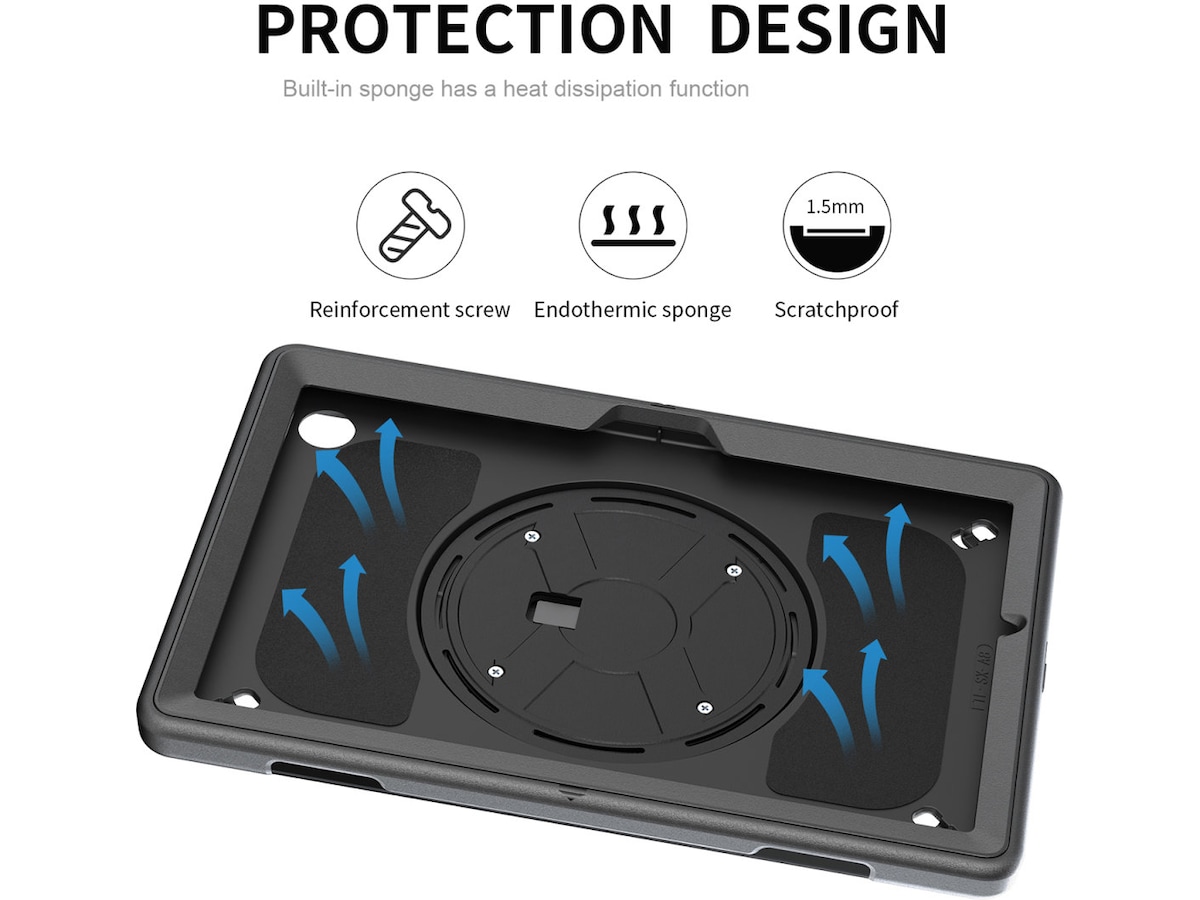 4smarts Galaxy Tab Active4 Pro Rugged Case Grip Skydd