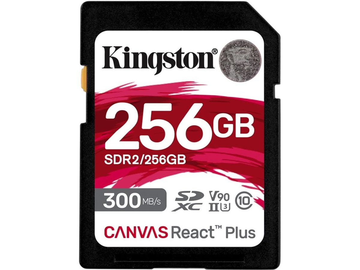 Kingston Canvas React Plus SD 256 GB Minneskort