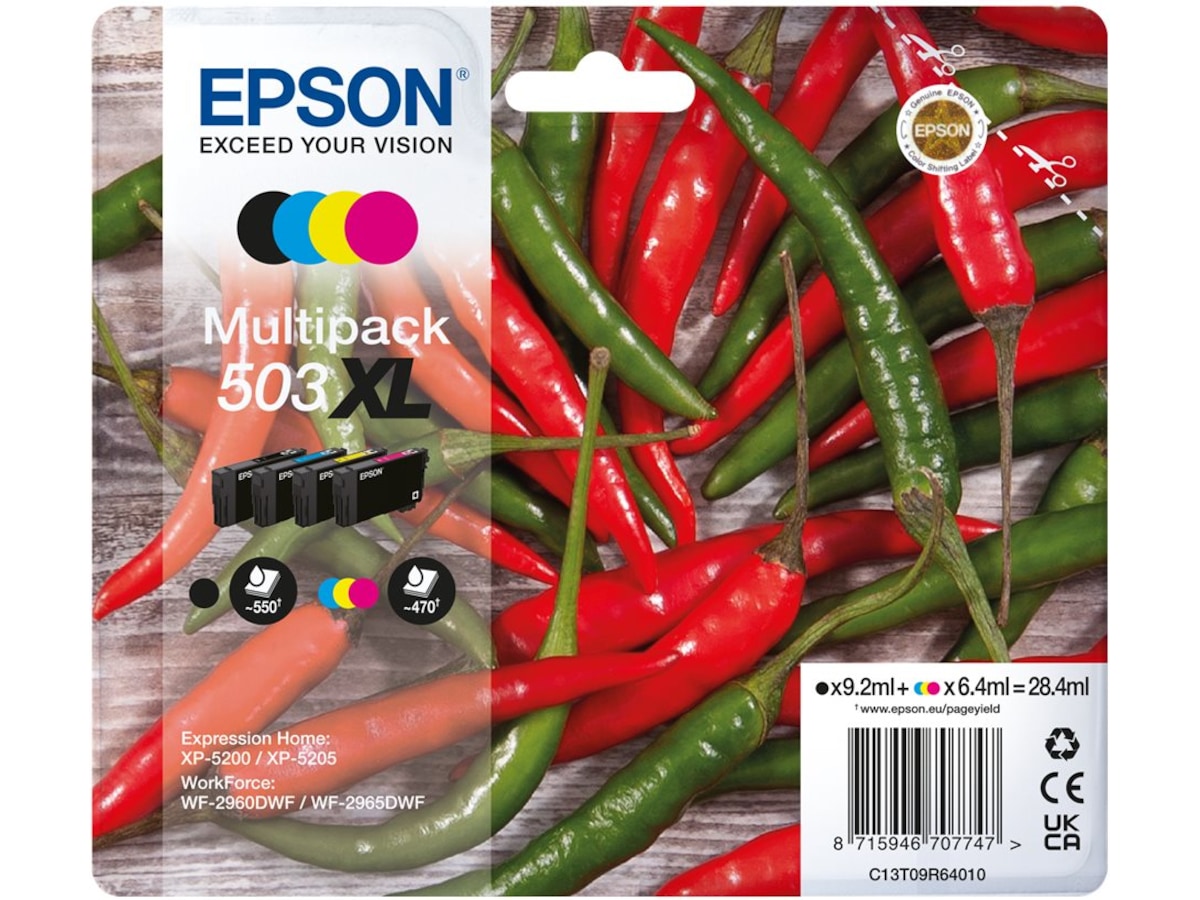 Epson bläck 503 XL multipack Bläckpatron
