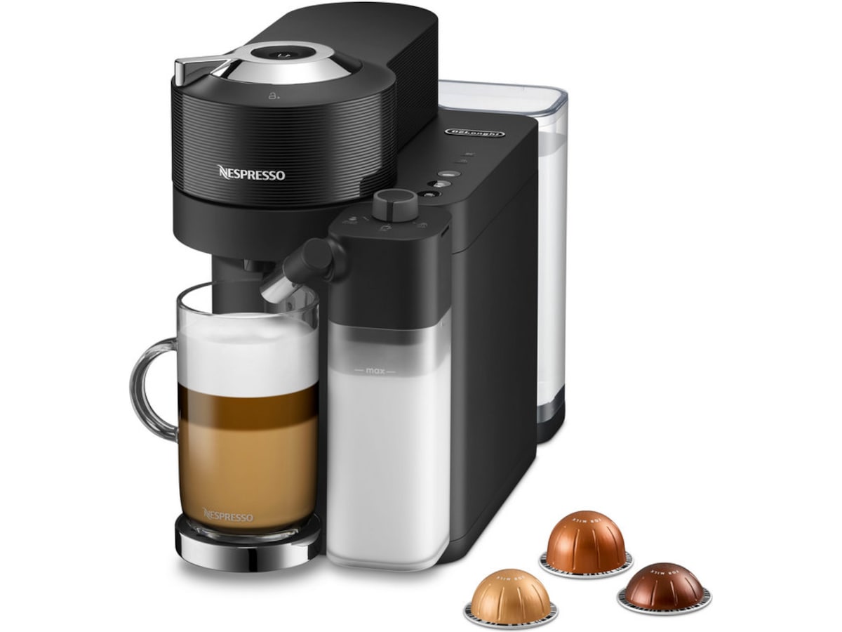 Nespresso Vertuo Lattissima by DeLonghi kapselmaskin ENV300.B (svart) Kapselmaskiner