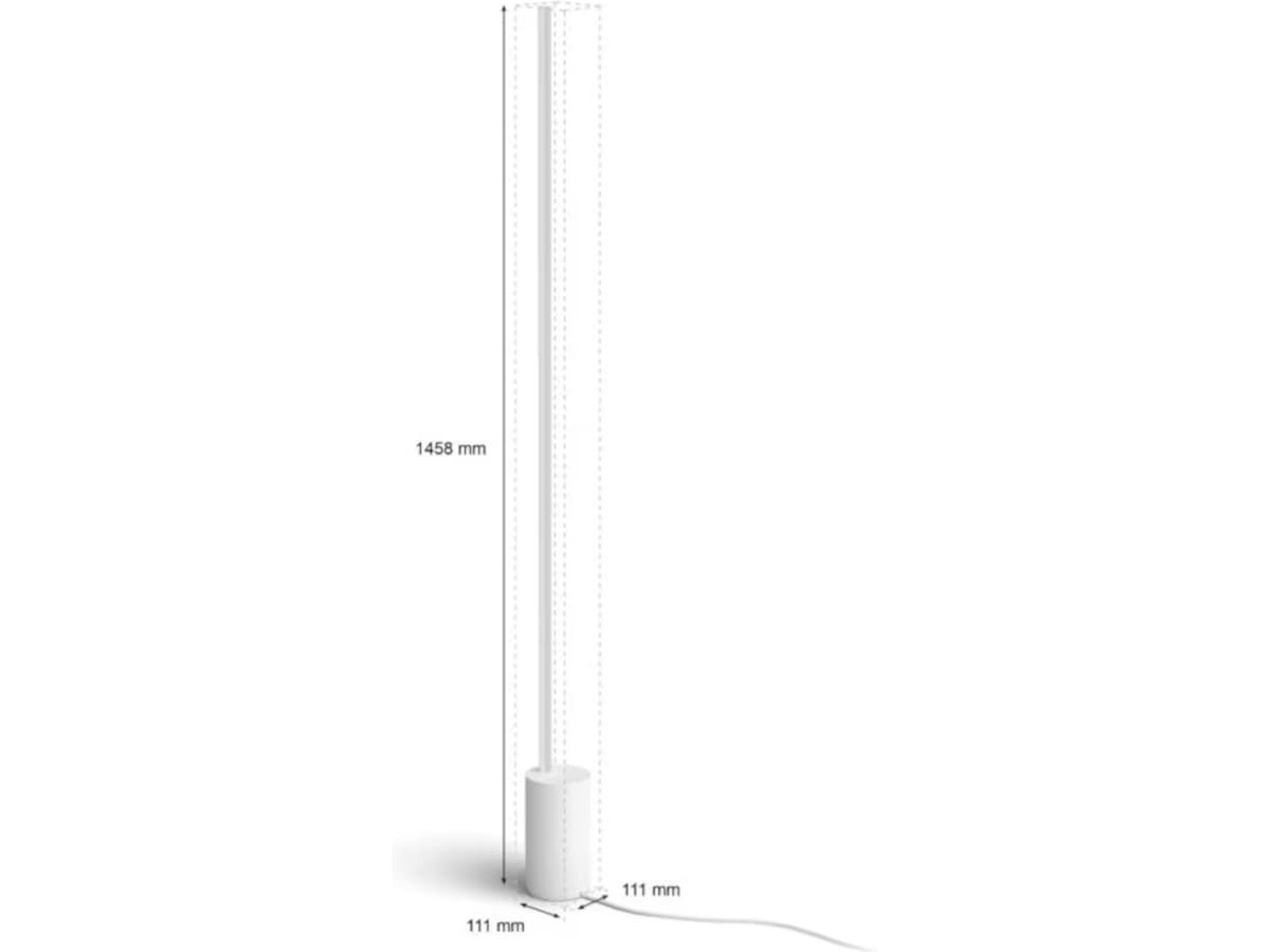 Philips Hue Gradient Signe golvlampa (vit) 2-pack Golvlampa