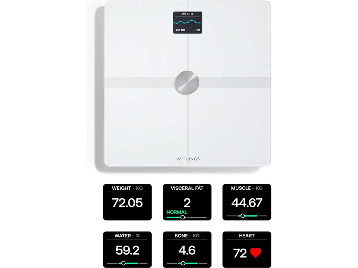 Withings Body Smart Wi-Fi badvåg (vit) Personvågar