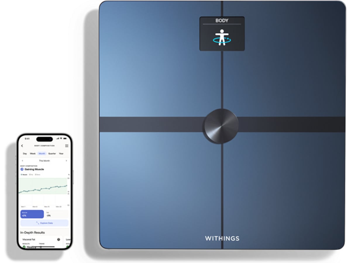 Withings Body Smart Wi-Fi badvåg (svart) Personvågar