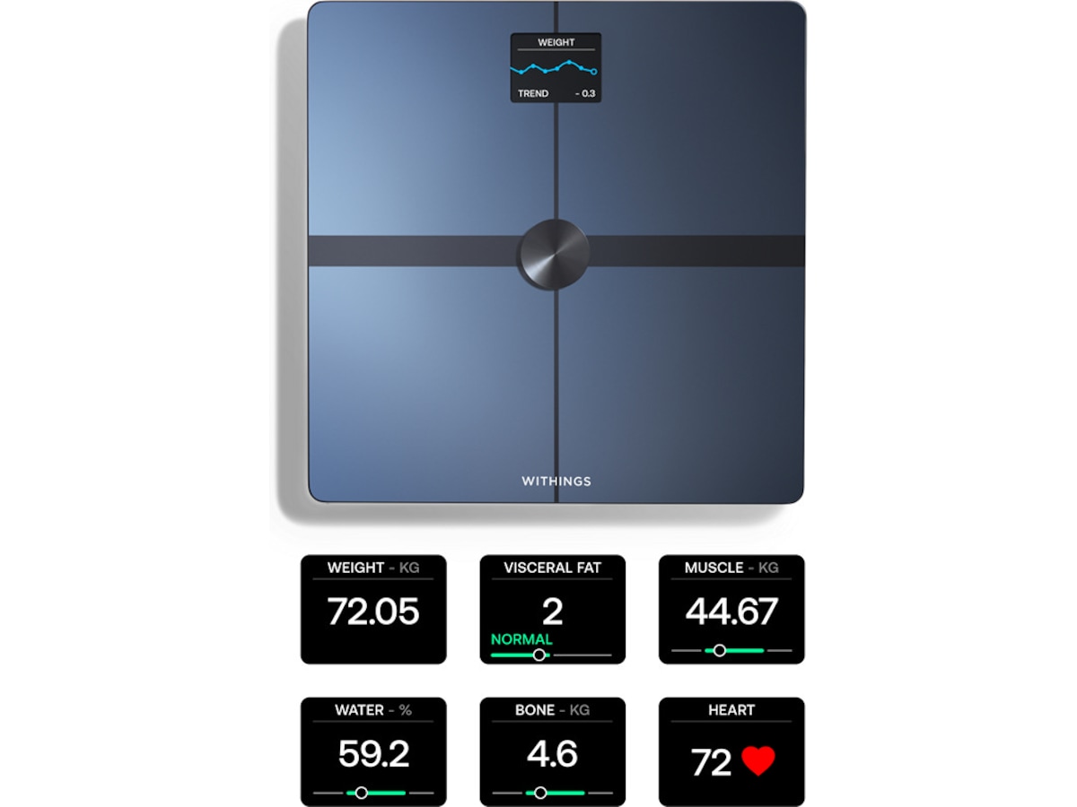 Withings Body Smart Wi-Fi badvåg (svart) Personvågar