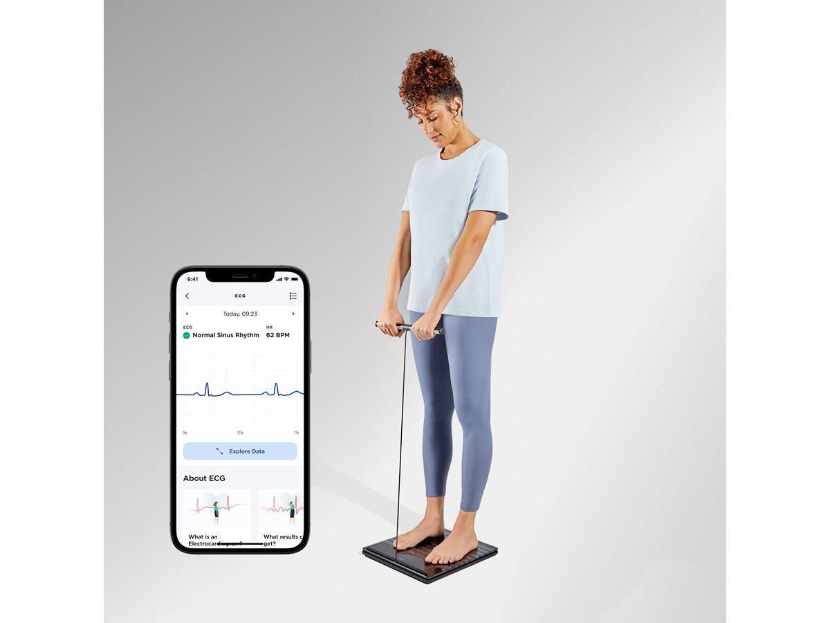 Withings Body Scan smart badvåg (svart) Personvågar