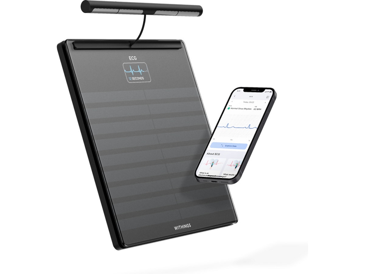 Withings Body Scan smart badvåg (svart) Personvågar