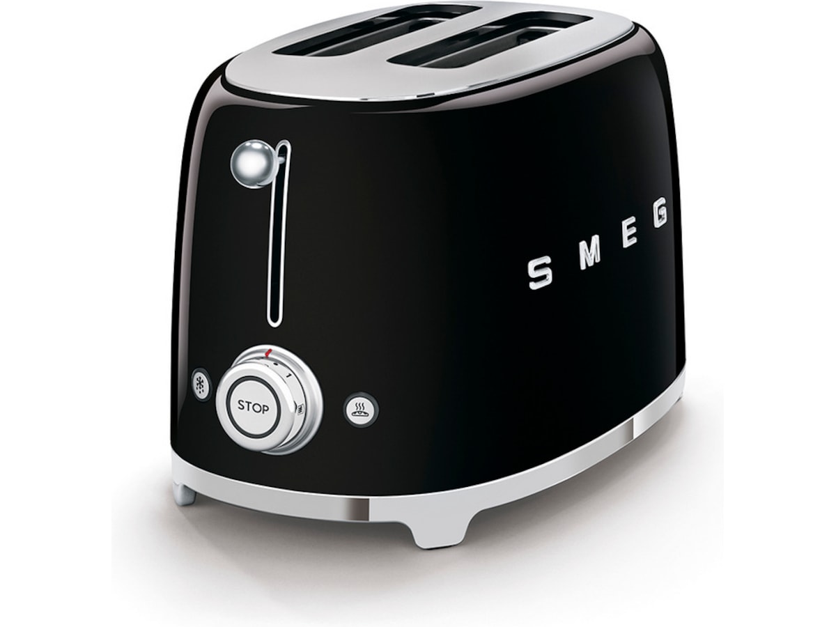 Smeg TSF01BLEU Brödrost för 2 skivor (svart) Brödrostar