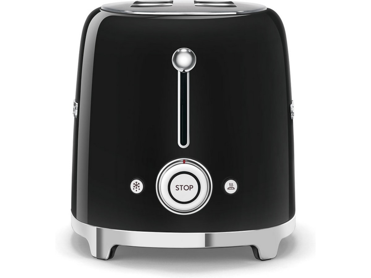 Smeg TSF01BLEU Brödrost för 2 skivor (svart) Brödrostar