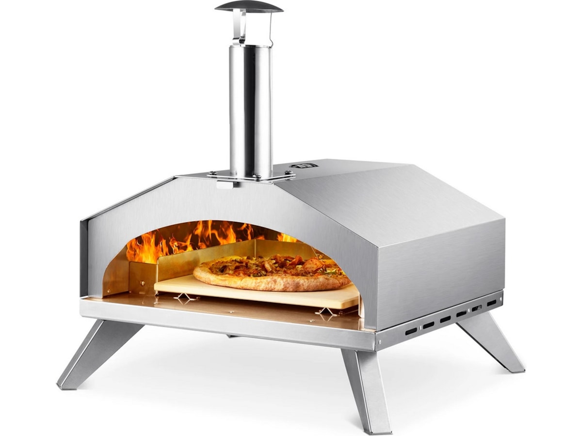 Austin and Barbeque AABQ 12" Gaseldad pizzaugn (rostfritt stål) Pizzaugnar