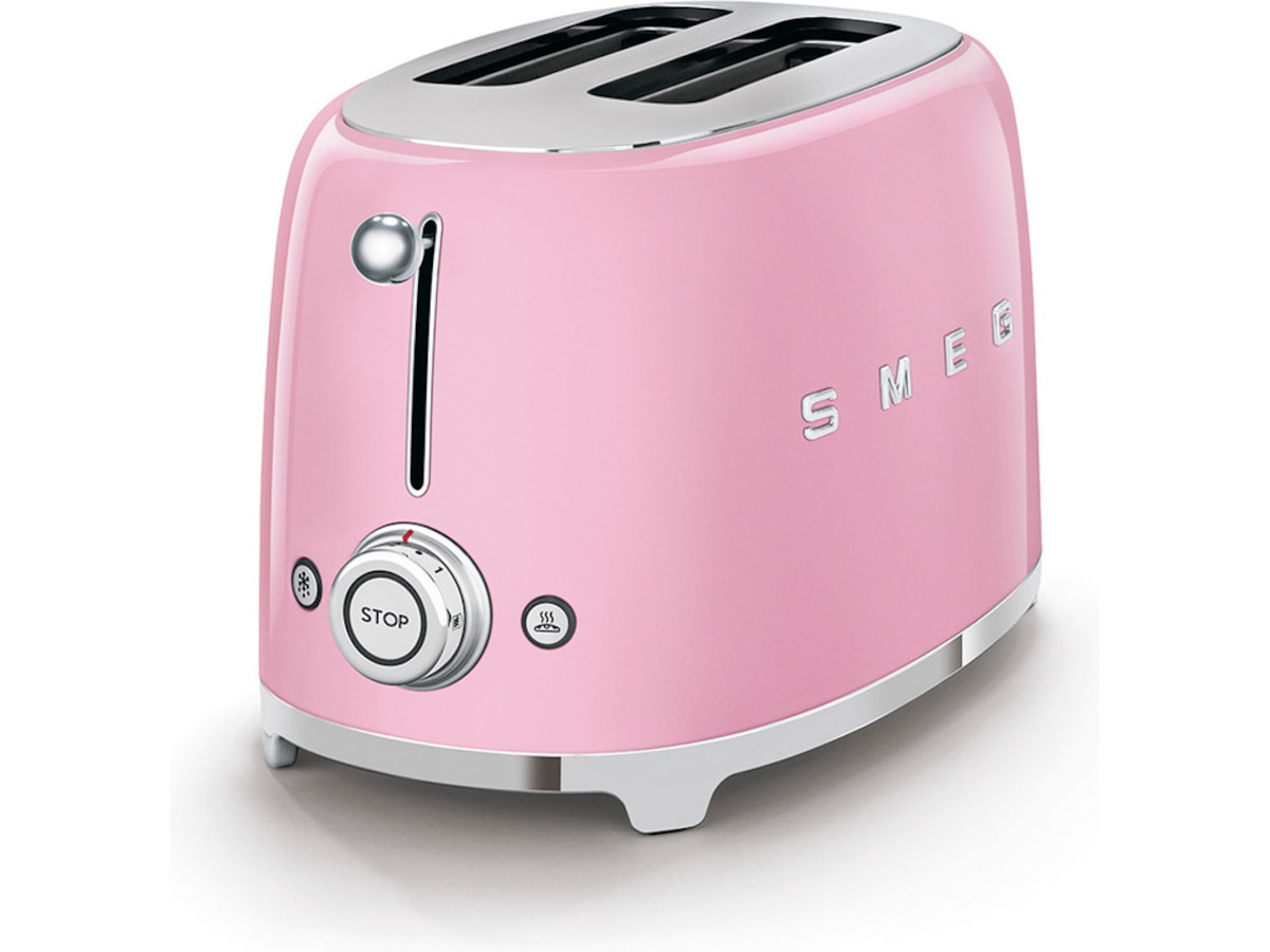 Smeg TSF01PKEU Brödrost för 2 skivor (rosa) Brödrostar