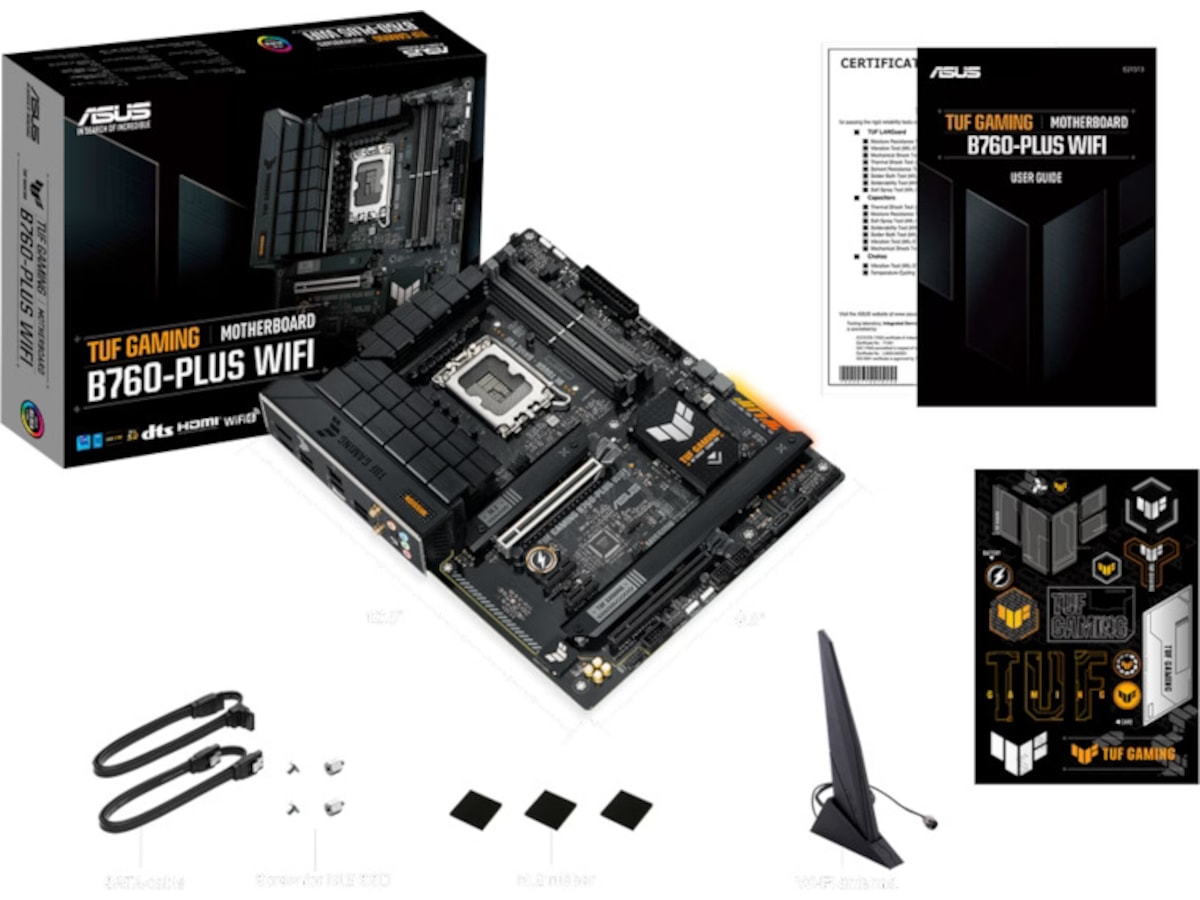 ASUS TUF GAMING B760-PLUS WIFI Moderkort Intel Socket