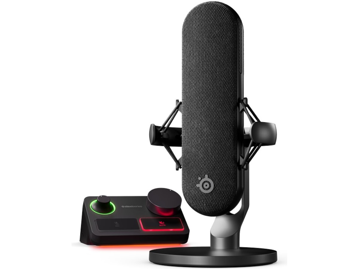 SteelSeries Alias Pro XLR Mikrofon + Stream Mixer (svart) Mikrofon