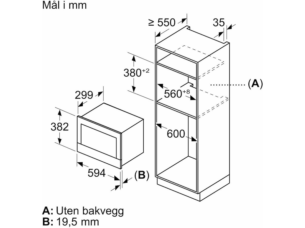 Siemens iQ700 BF722L1B1 mikrovågsugn (svart) Mikrovågsugn