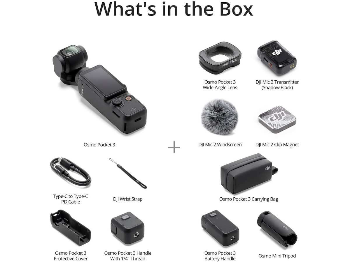 DJI Osmo Pocket 3 Creator Combo Actionkamera