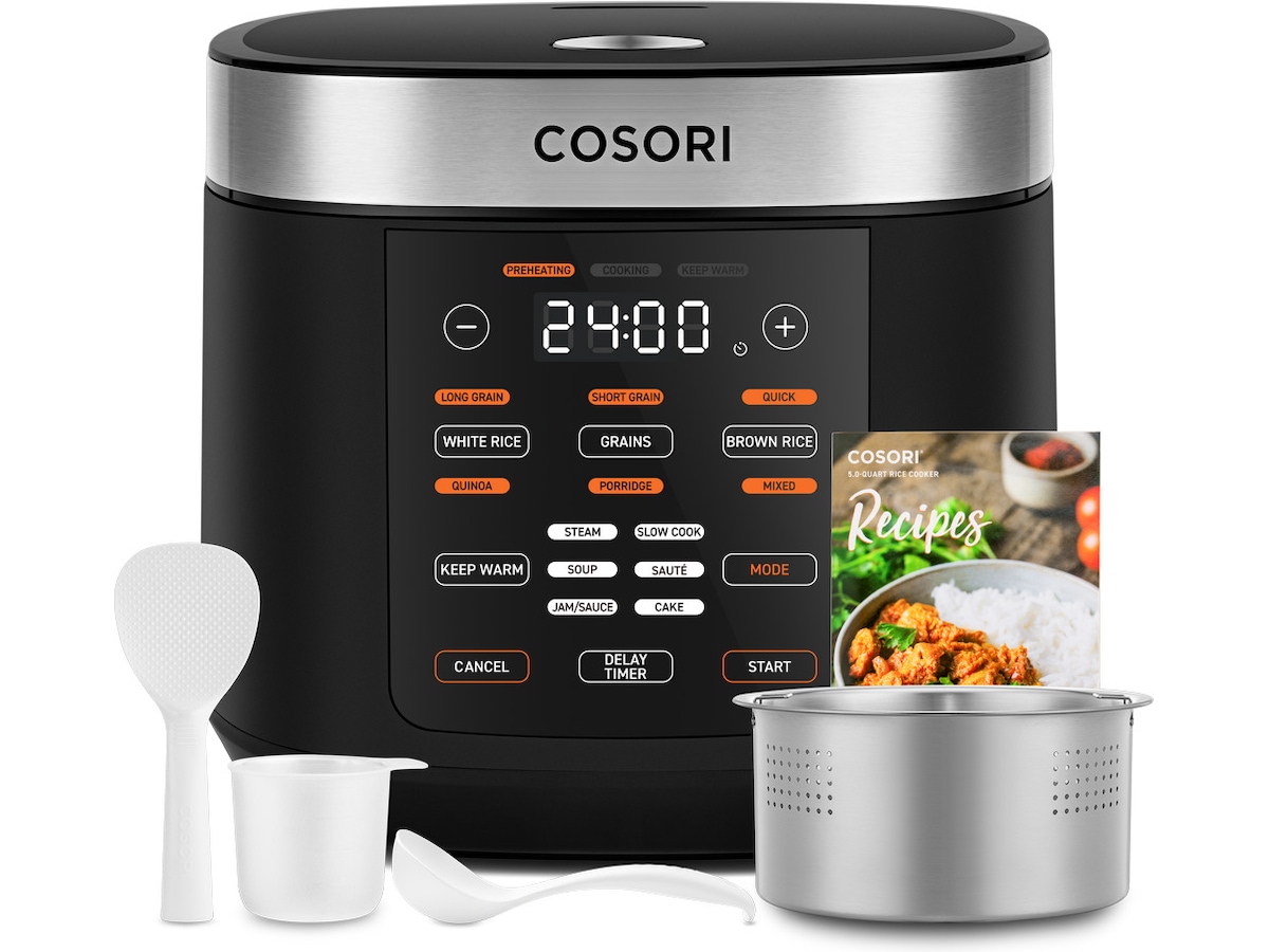 Cosori Multicooker CRC-R501-KEUR (svart) Mat- & ångkokare