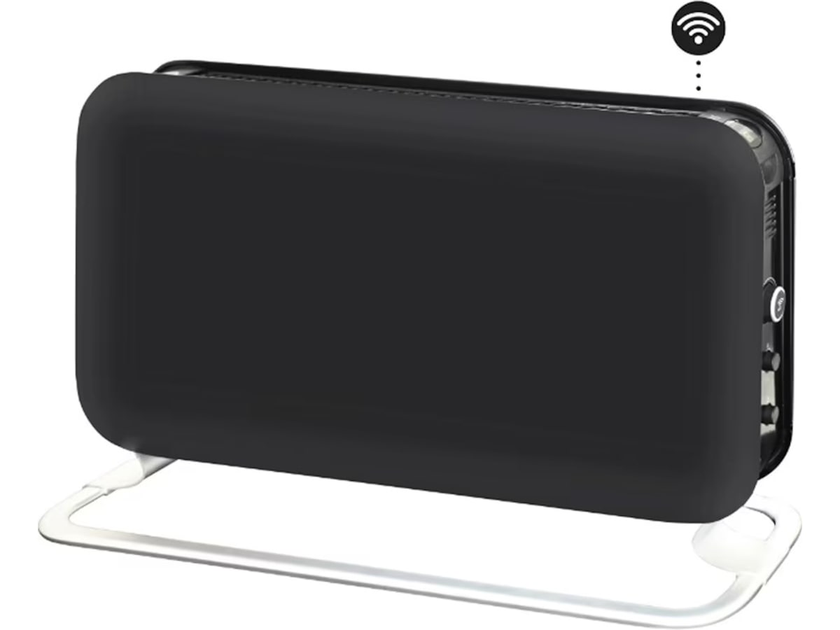 Mill WiFi golvelement 1200W (svart) 2-pack Fristående element