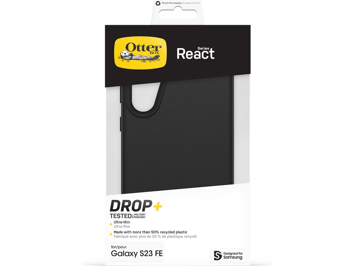 OtterBox Galaxy S23 FE React Skal - ProPack (svart) Mobilskal