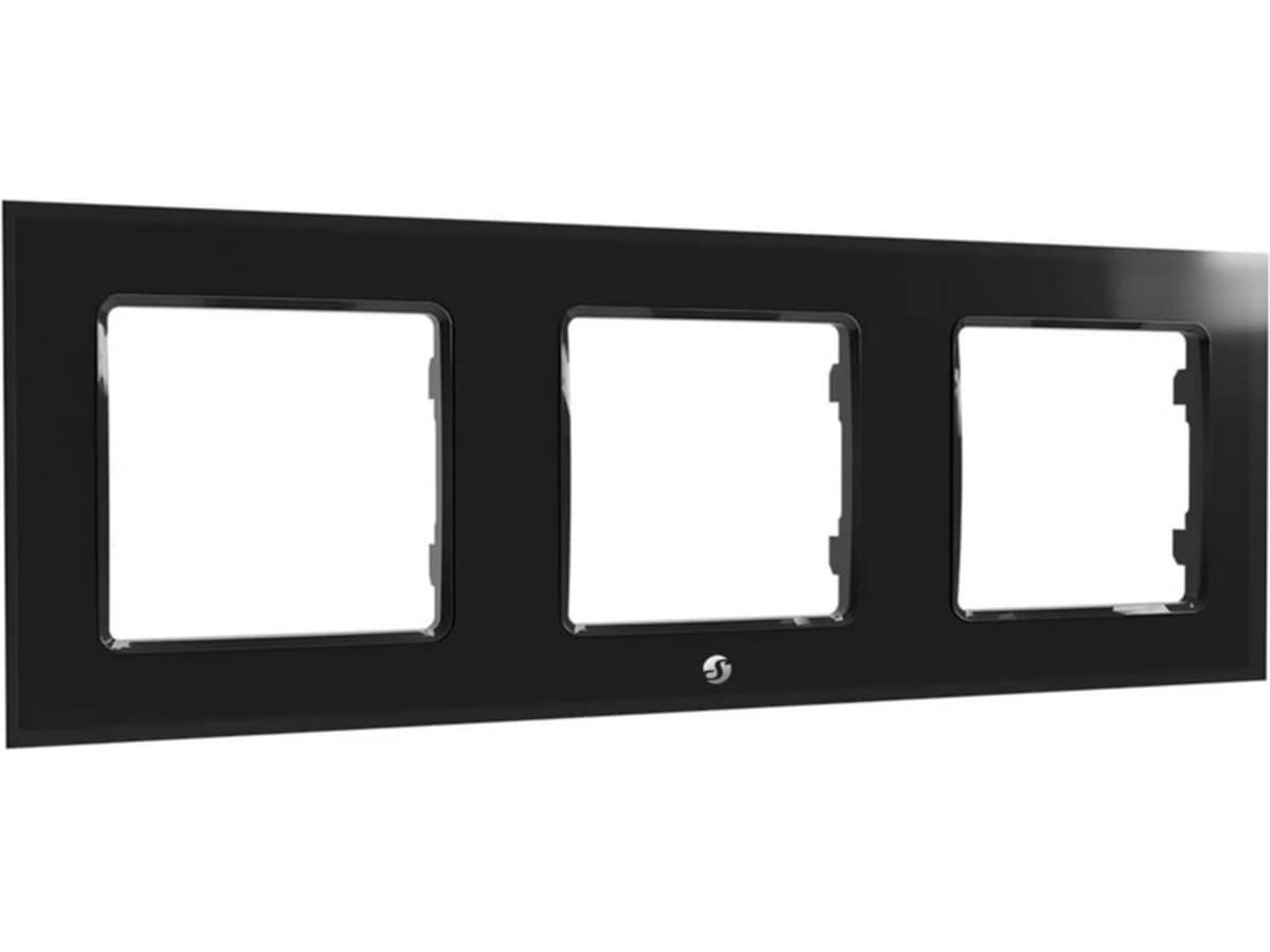 Shelly Wall frame 3 (svart) Smart energimätning