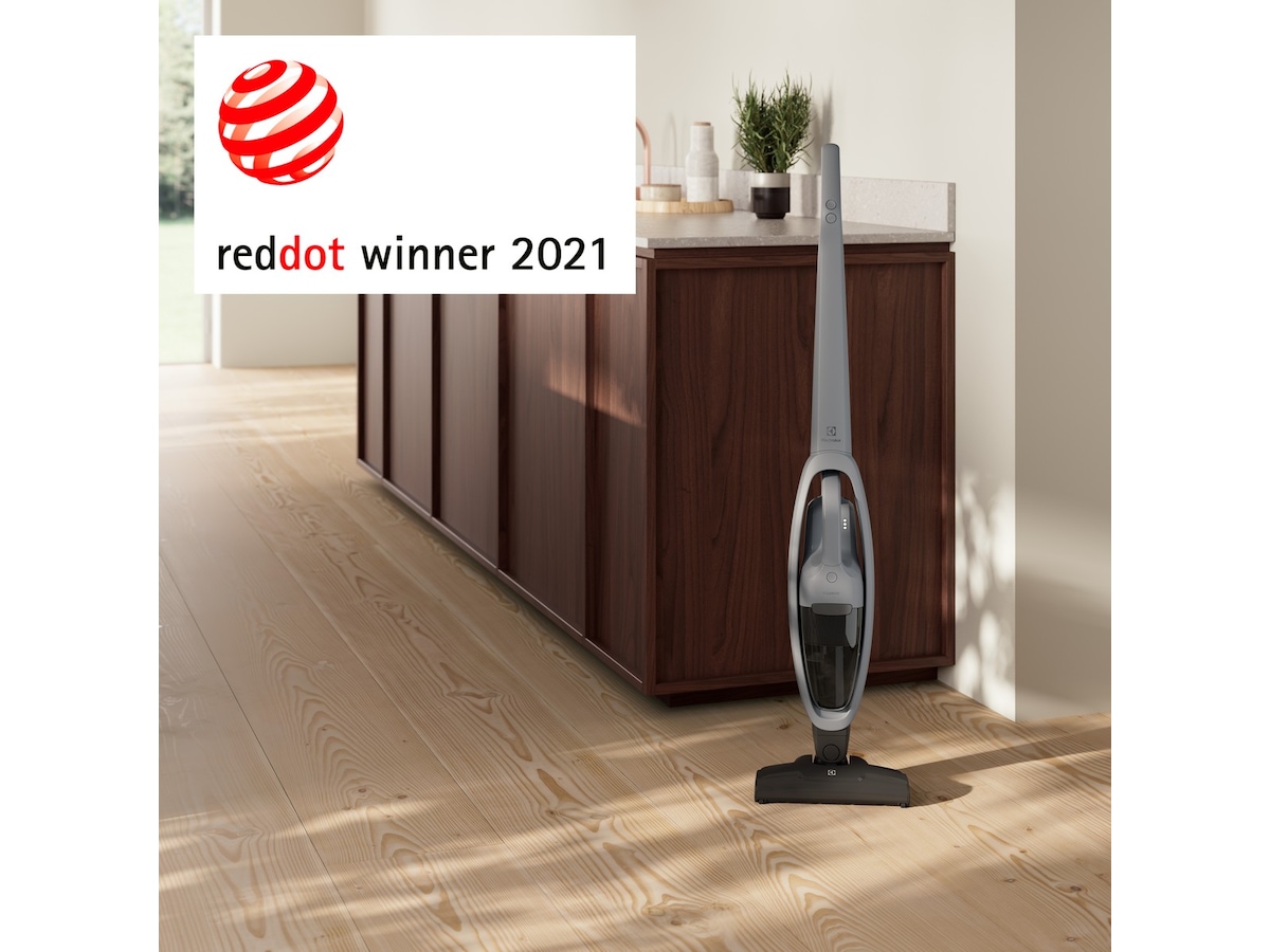 Electrolux Clean 500 sladdlös dammsugare (grå) Skaftdammsugare