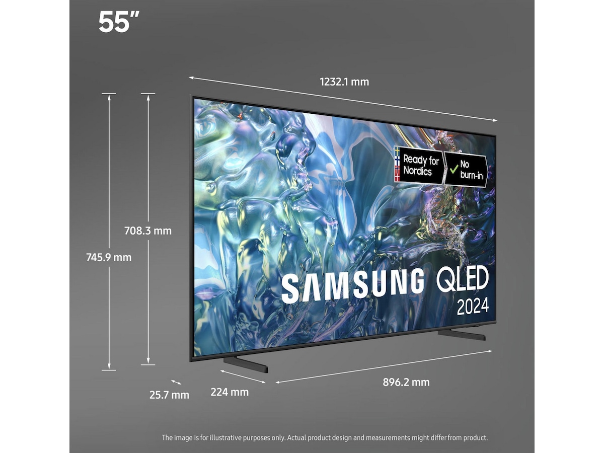 Samsung 55" Q60D QLED 4K TV TQ55Q60D 50 - 59 tums TV