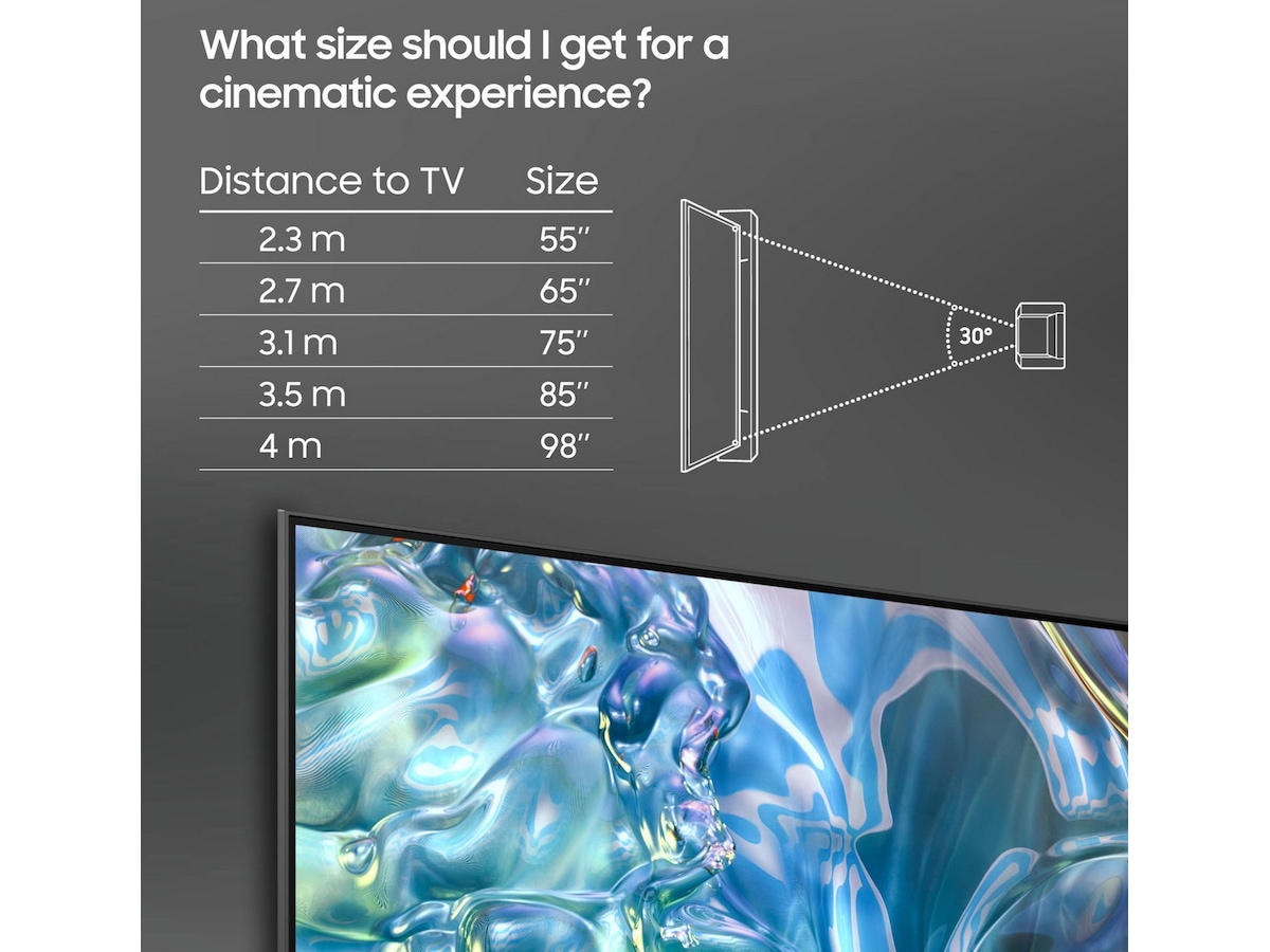 Samsung 55" Q60D QLED 4K TV TQ55Q60D 50 - 59 tums TV