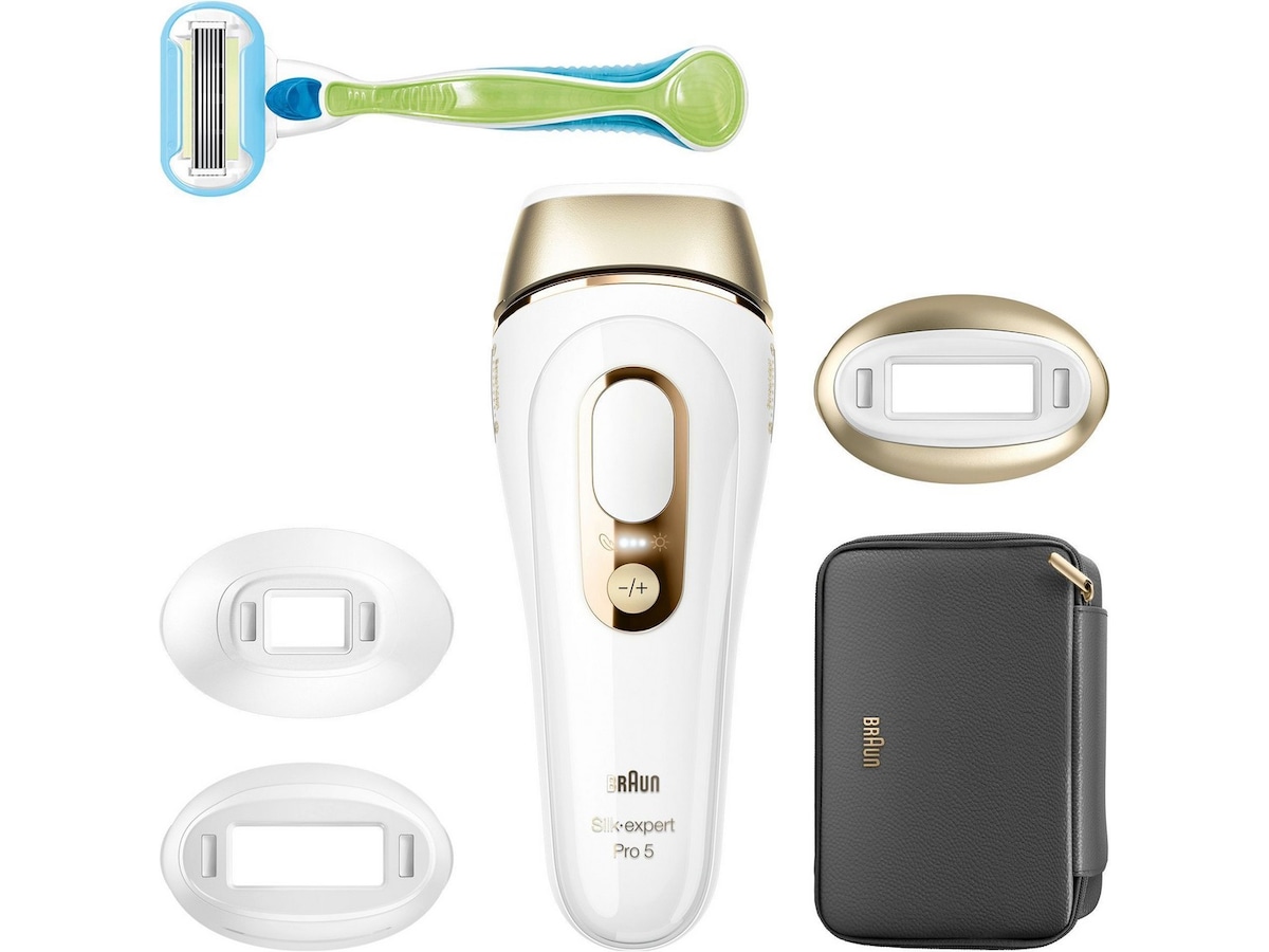 Braun IPL Silk·expert Pro 5 PL5242 (vit/guld) Epilator & IPL-hårborttagning