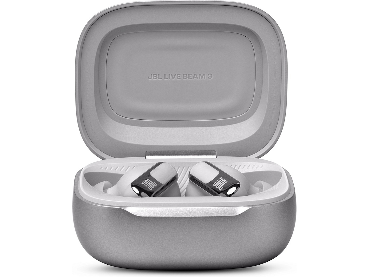 JBL LIVE BEAM 3 Trådlösa Hörlurar, In-ear (silver) In-ear hörlurar